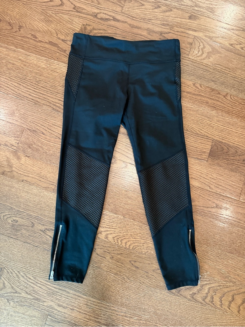 Gap Black Women's Mesh-Panel Active Leggings